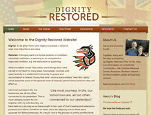 Tablet Screenshot of dignityrestored.org